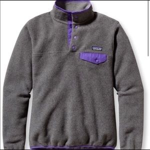 Patagonia Women’s Pullover Purple & Gray